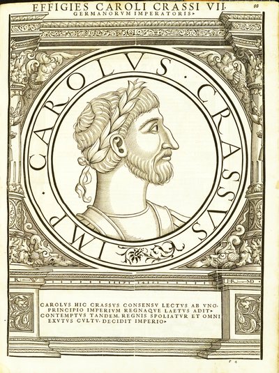 Carolus Crassus, illustrazione da 